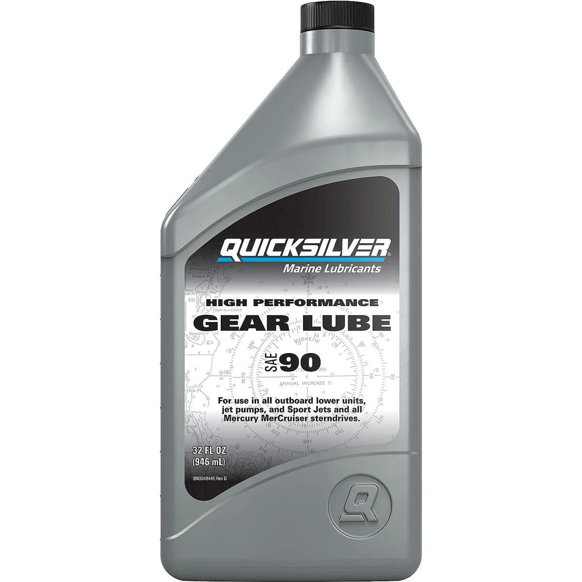 92-8M0222065 Quicksilver SAE 90 High Performance Gear Lube
