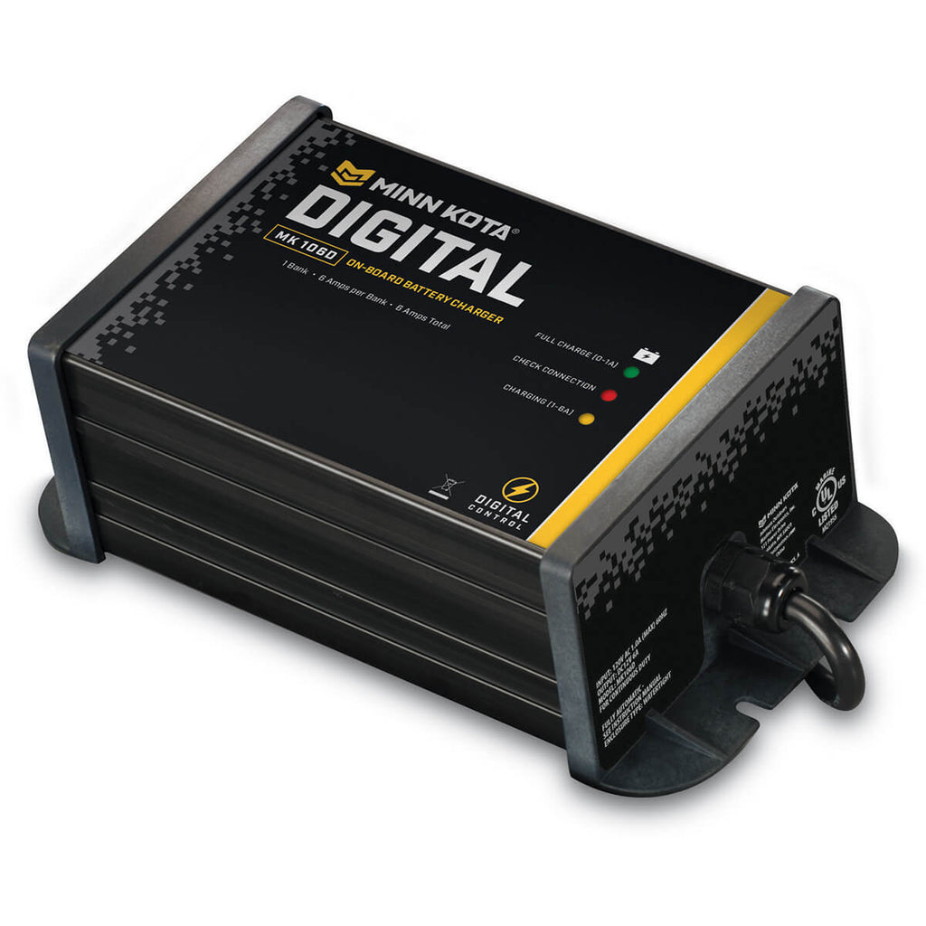 MK 106D 1 Bank x 6 Amps Digital Charger 1821065 - Lakeside Marine & Service