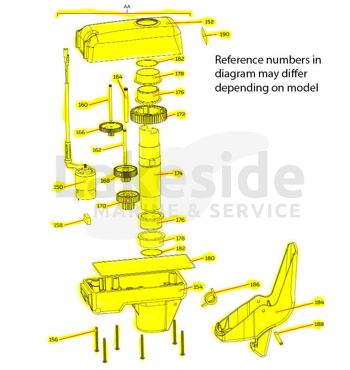 Minn Kota Authorized Service Center 2771827 RT PowerDrive Housing
