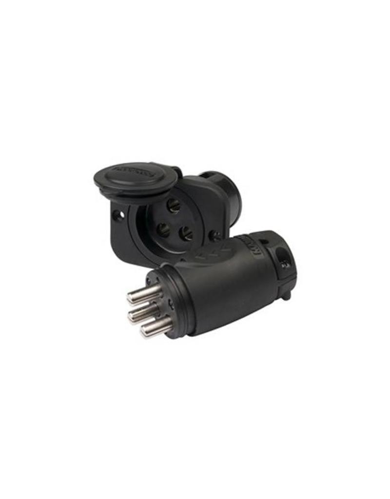 Marinco 12VCPS3 3-Wire ConnectPro Plug Trolling Motor Plug & Receptacle - Lakeside Marine & Service